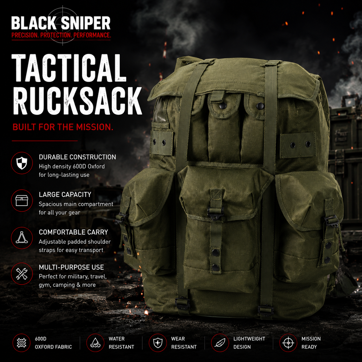 Tactical backpack