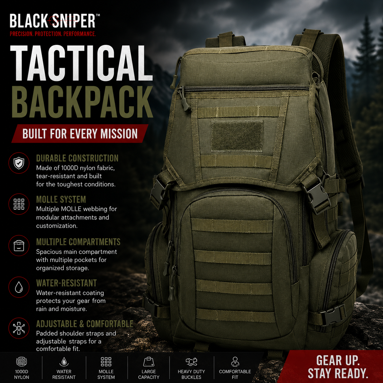 Tactical backpack