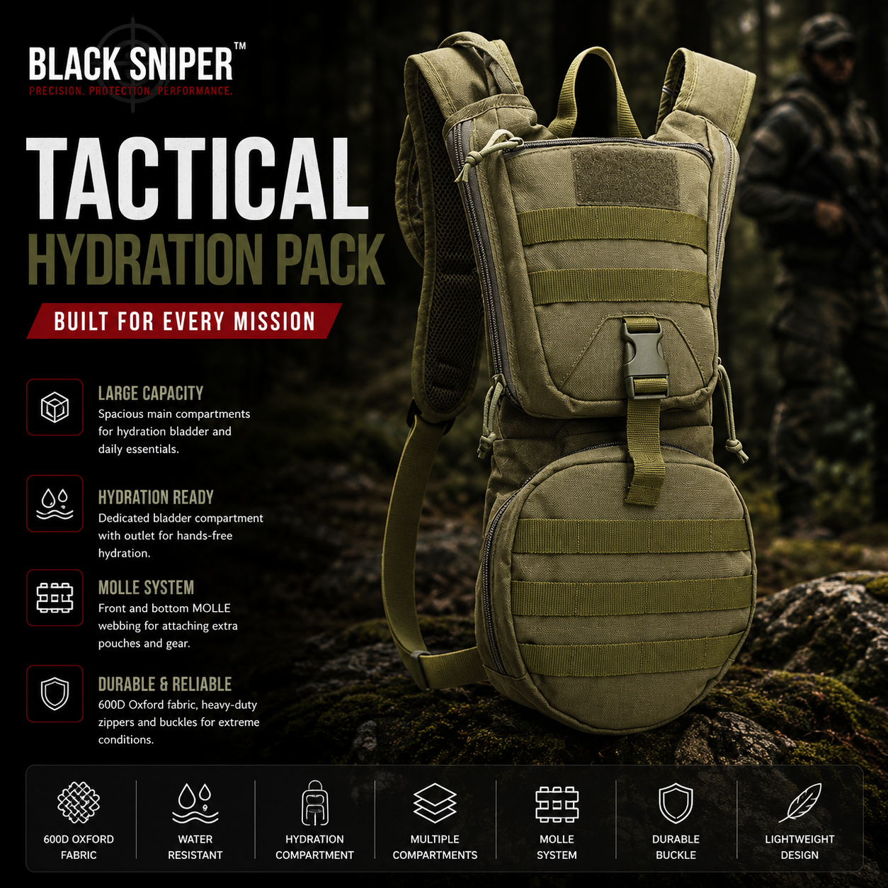 Tactical backpack