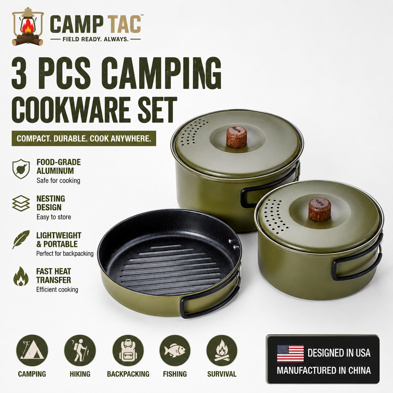 Outdoor cookware