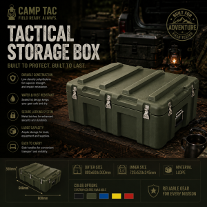 Rotational molding box