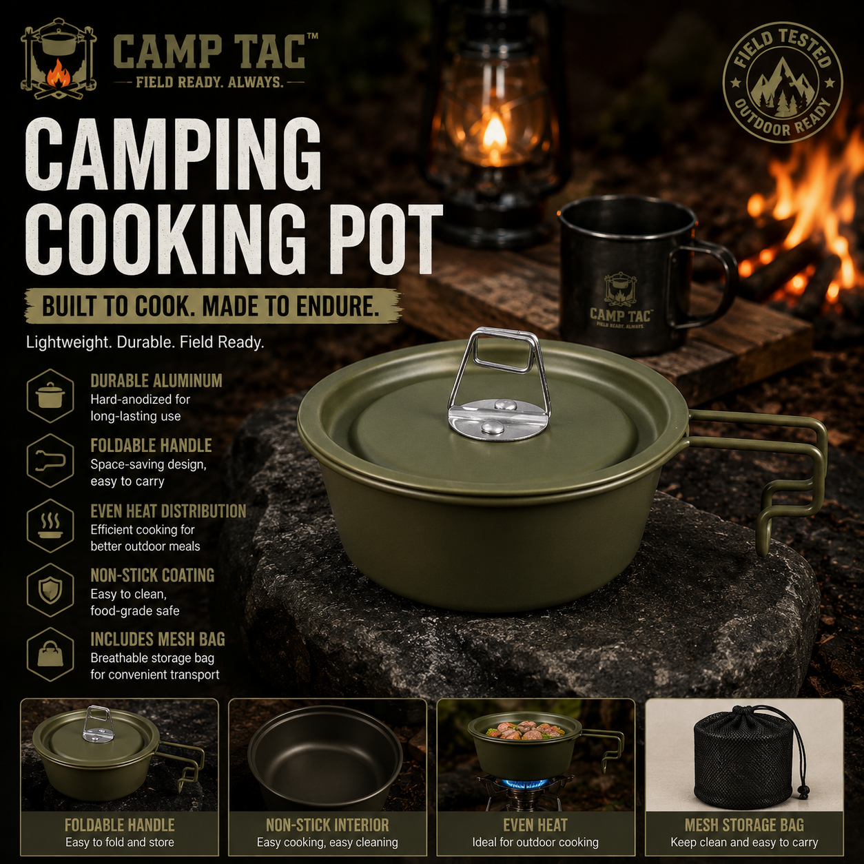 Outdoor cookware