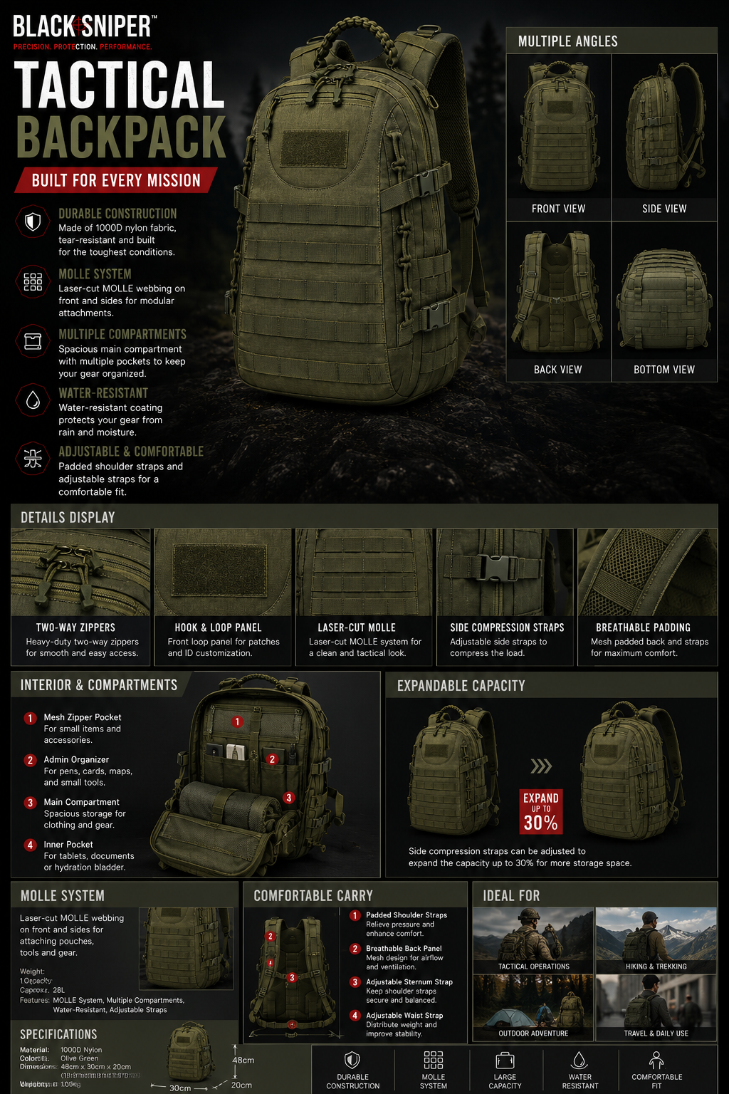 Tactical backpack - Image 2