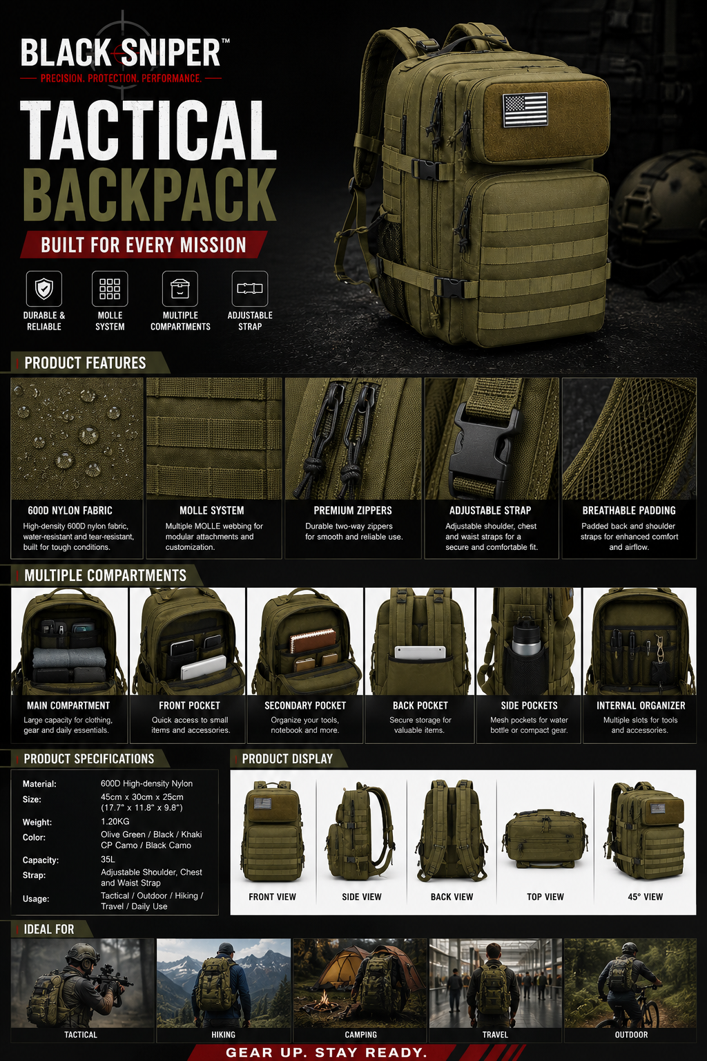 Tactical backpack - Image 2