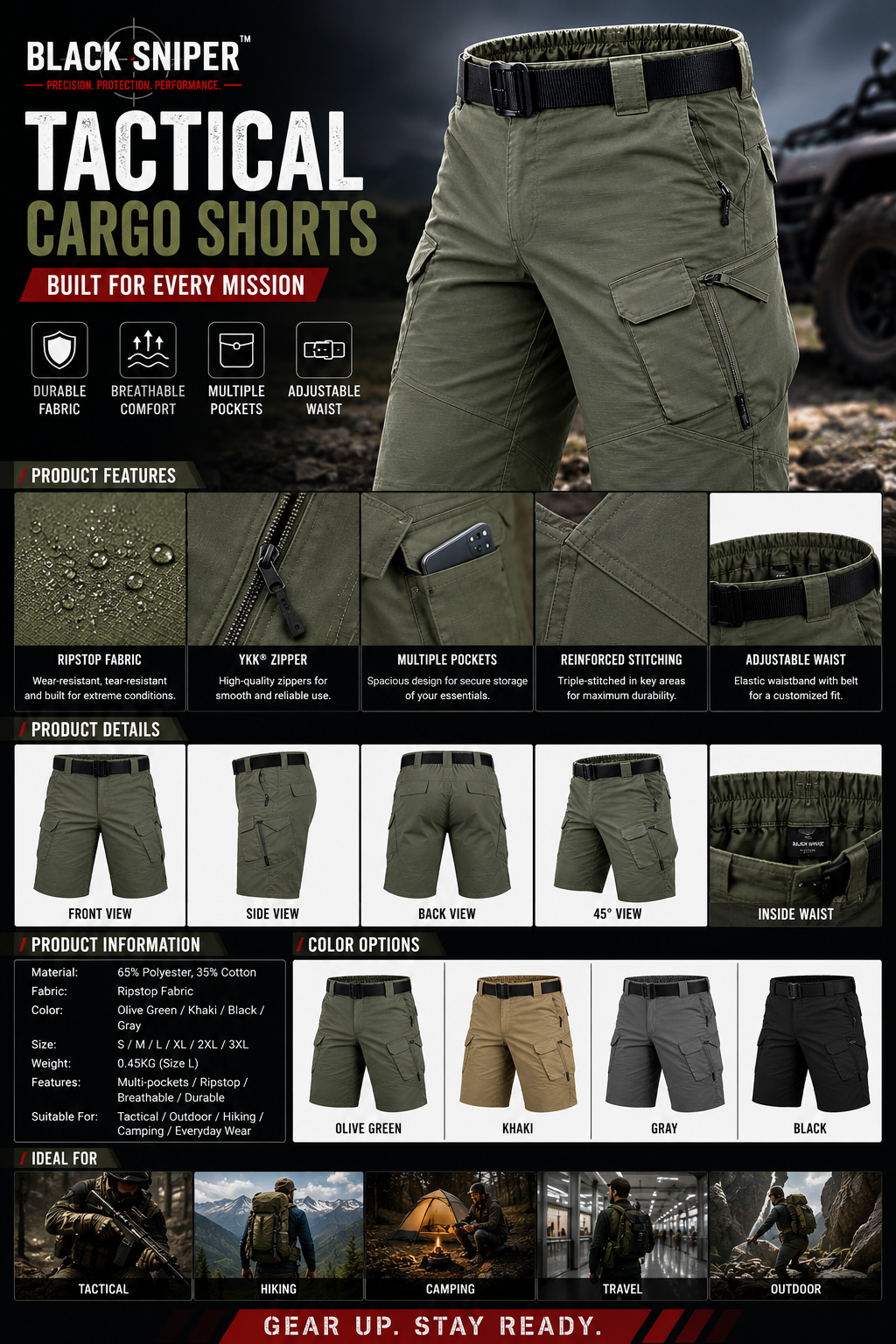 Tactical shorts - Image 2
