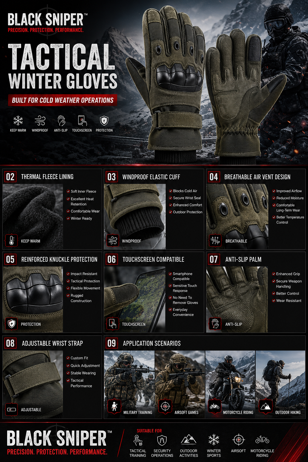 Tactical gloves - Image 2