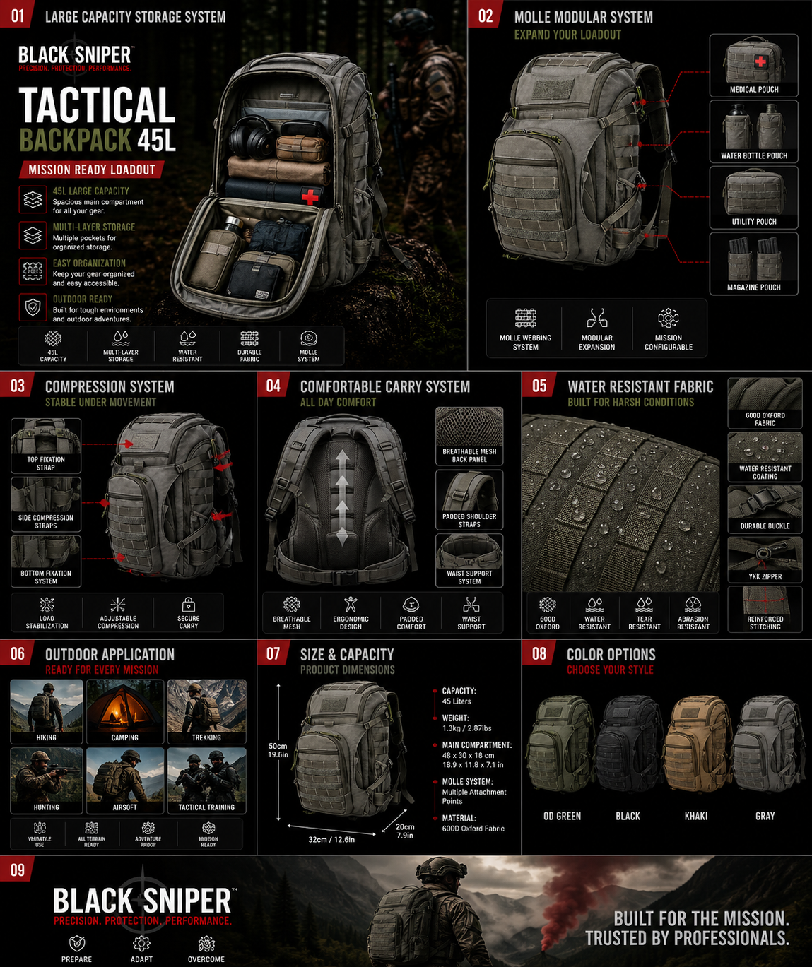 Tactical backpack - Image 2