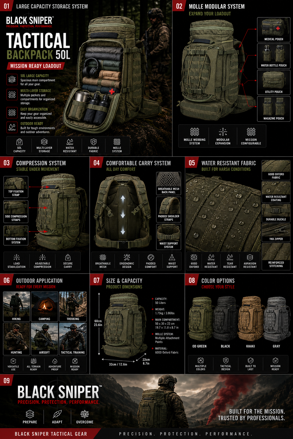 Tactical backpack - Image 2