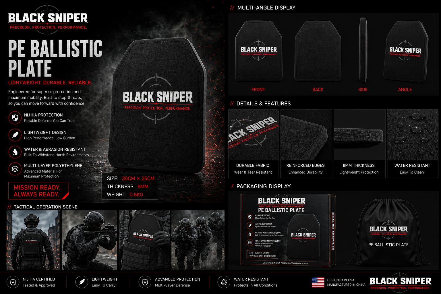 PE bulletproof plate - Image 2