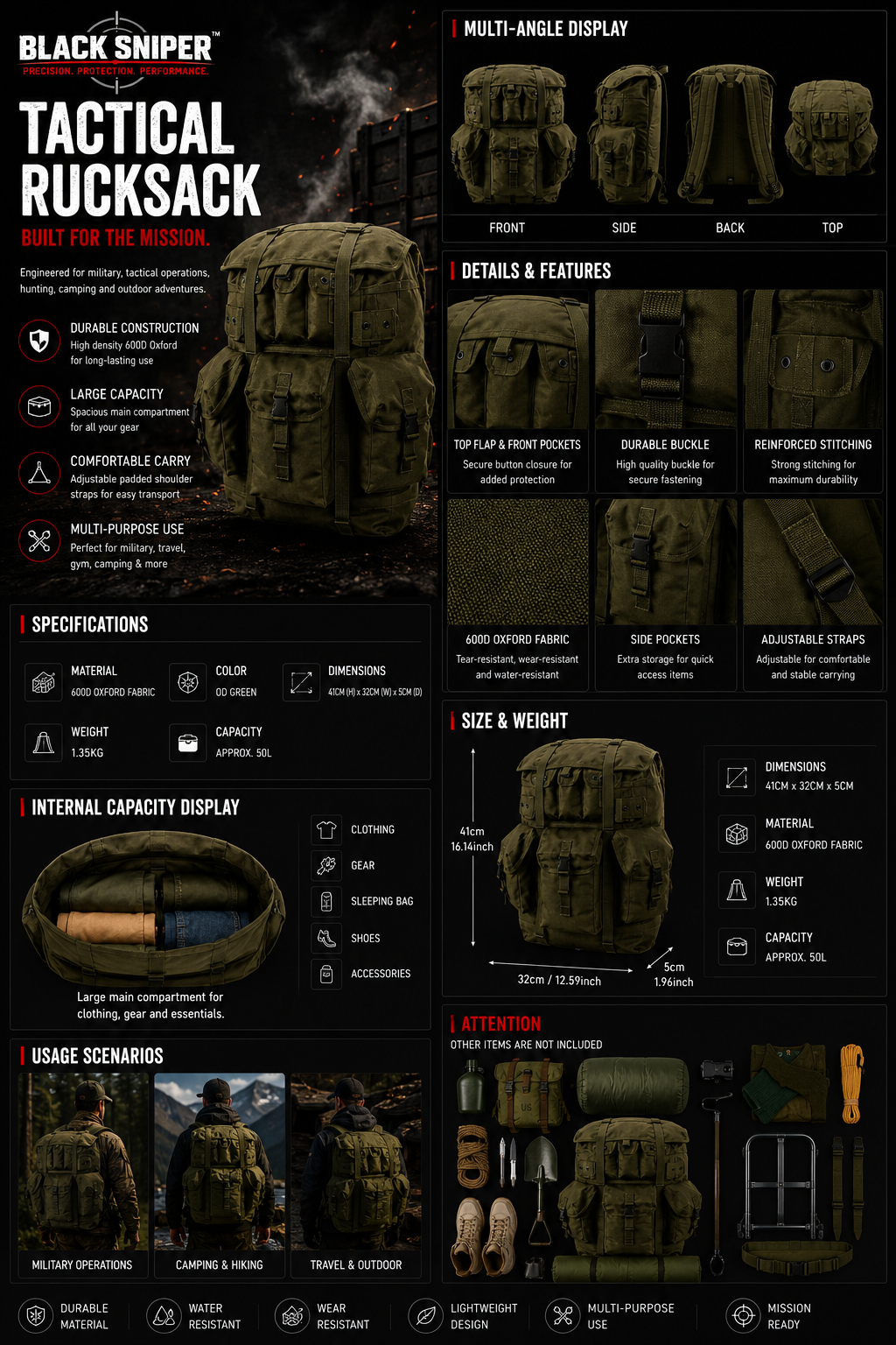 Tactical backpack - Image 2
